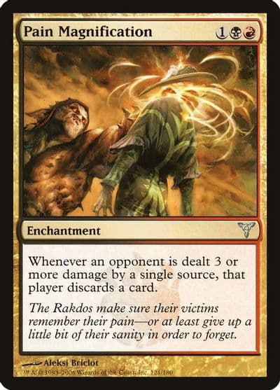 Pain Magnification Dissension Magic card