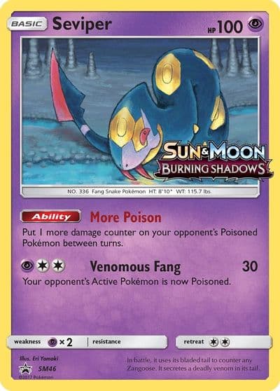 Seviper - SM46 (Prerelease) SM Promos Pokemon card