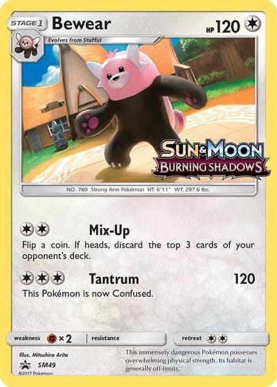 Bewear - SM49 (Prerelease) SM Promos Pokemon card