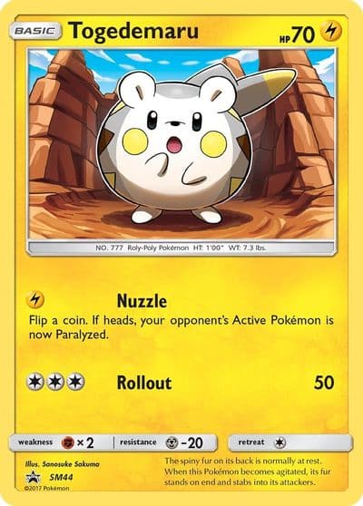 Togedemaru - SM44 SM Promos Pokemon card