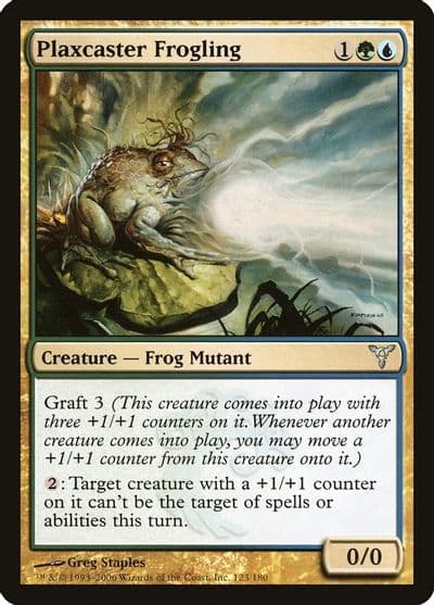 Plaxcaster Frogling Dissension Magic card