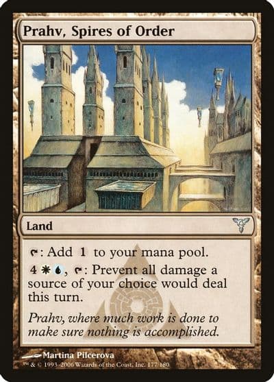 Prahv Spires of Order Dissension Magic card
