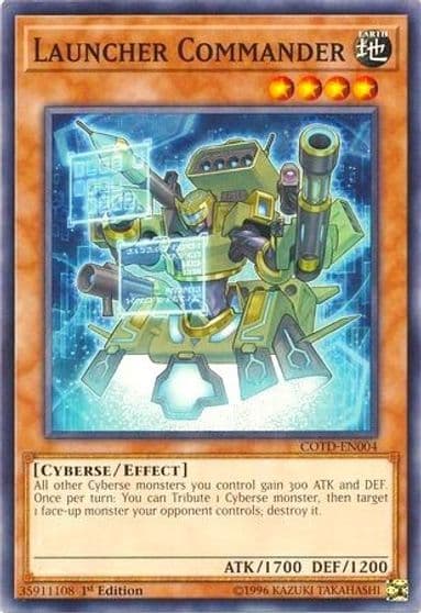 Launcher Commander Code of the Duelist Yu-Gi-Oh! card