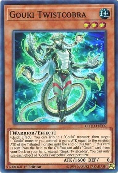 Gouki Twistcobra Code of the Duelist Yu-Gi-Oh! card