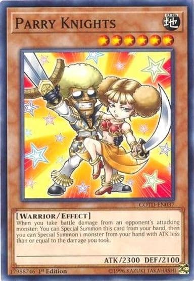 Parry Knights Code of the Duelist Yu-Gi-Oh! card