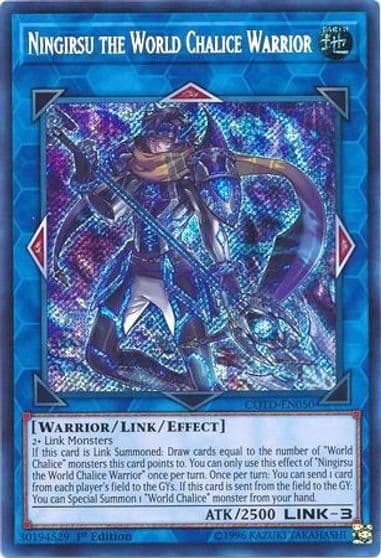Ningirsu the World Chalice Warrior Code of the Duelist Yu-Gi-Oh! card