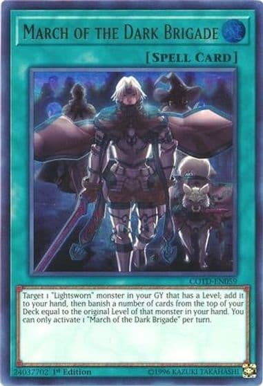 March of the Dark Brigade Code of the Duelist Yu-Gi-Oh! card