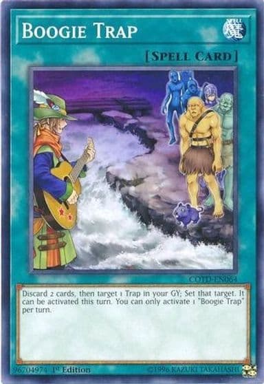 Boogie Trap Code of the Duelist Yu-Gi-Oh! card