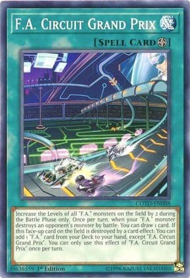 FA Circuit Grand Prix Code of the Duelist Yu-Gi-Oh! card