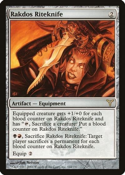 Rakdos Riteknife Dissension Magic card