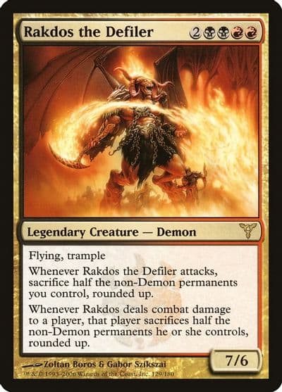 Rakdos the Defiler Dissension Magic card