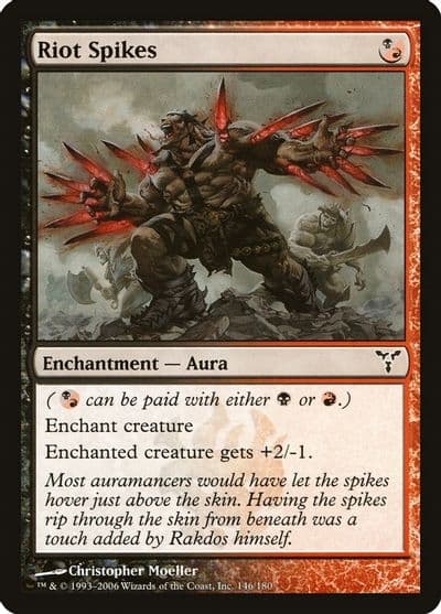 Riot Spikes Dissension Magic card