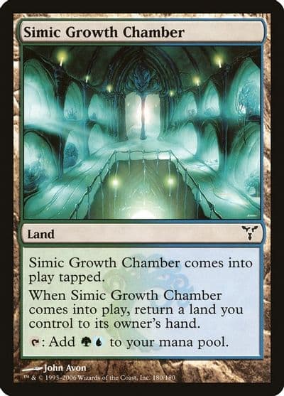 Simic Growth Chamber Dissension Magic card