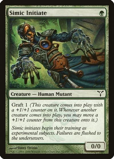 Simic Initiate Dissension Magic card