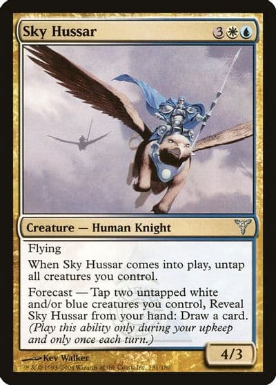 Sky Hussar Dissension Magic card