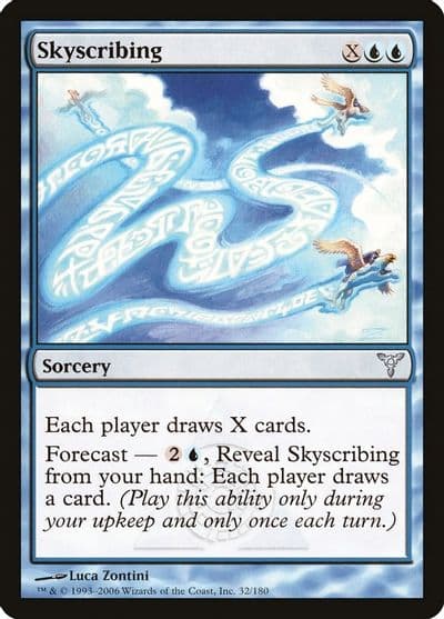 Skyscribing Dissension Magic card