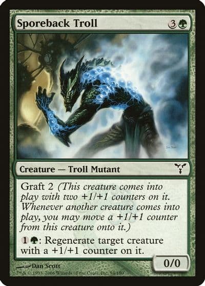 Sporeback Troll Dissension Magic card