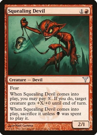 Squealing Devil Dissension Magic card