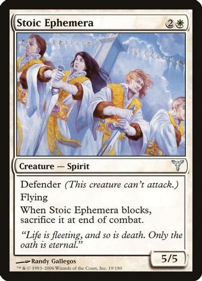 Stoic Ephemera Dissension Magic card