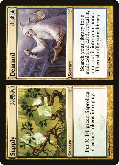 Supply Demand Dissension Magic card