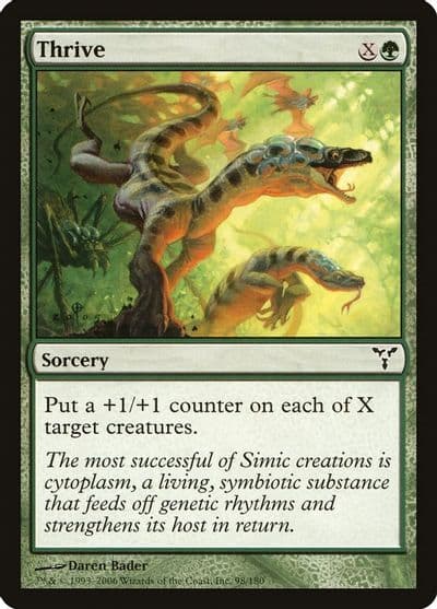 Thrive Dissension Magic card