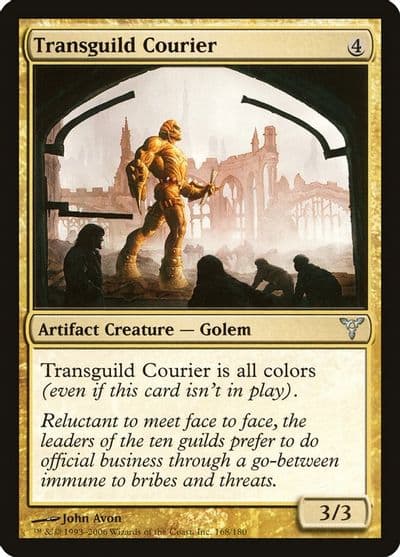 Transguild Courier Dissension Magic card