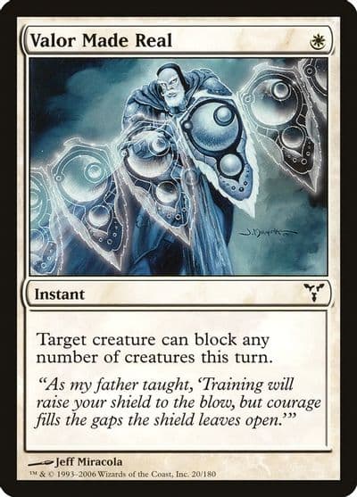 Valor Made Real Dissension Magic card