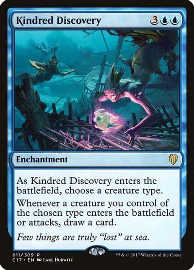 Kindred Discovery Commander 2017 Magic card