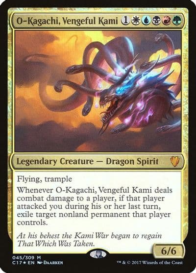 O Kagachi Vengeful Kami Commander 2017 Magic card