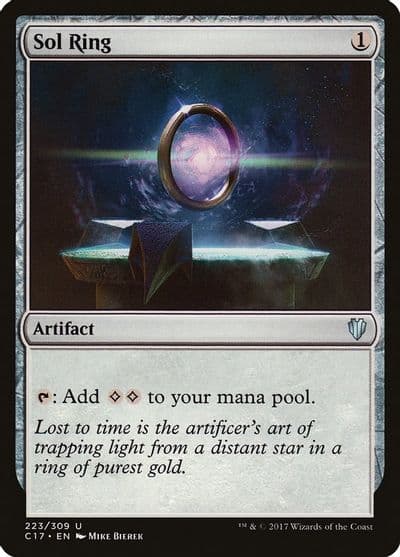Sol Ring Commander 2017 Magic card