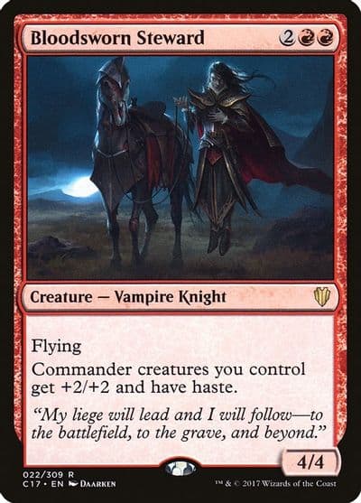 Bloodsworn Steward Commander 2017 Magic card