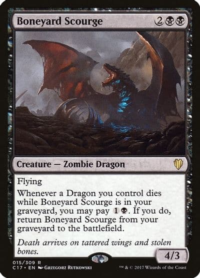 Boneyard Scourge Commander 2017 Magic card