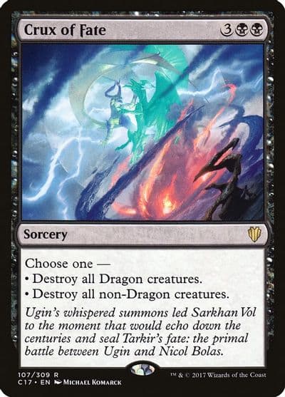 Crux of Fate Commander 2017 Magic card