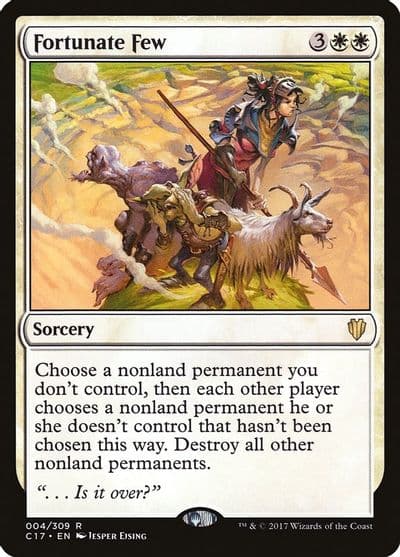 Fortunate Few Commander 2017 Magic card
