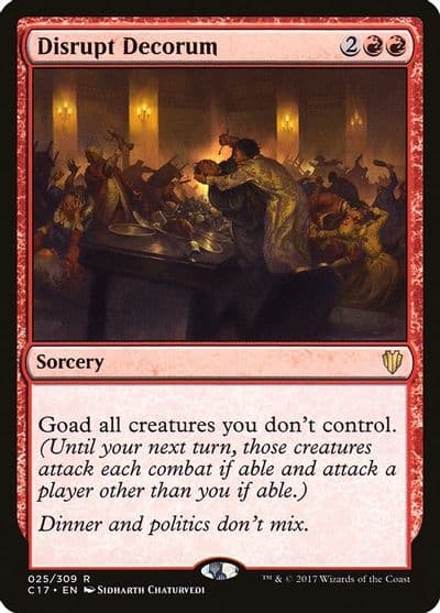 Disrupt Decorum Commander 2017 Magic card