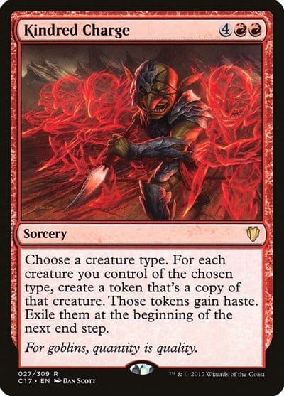 Kindred Charge Commander 2017 Magic card