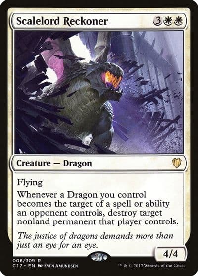 Scalelord Reckoner Commander 2017 Magic card