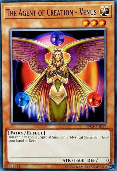 The Agent of Creation Venus OTS Tournament Pack 5 Yu-Gi-Oh! card