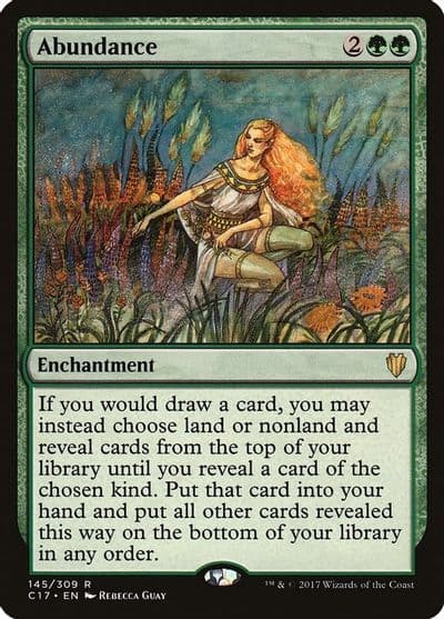Abundance Commander 2017 Magic card
