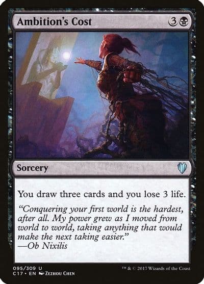 Ambitions Cost Commander 2017 Magic card