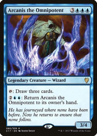 Arcanis the Omnipotent Commander 2017 Magic card