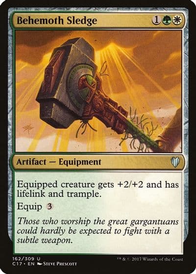 Behemoth Sledge Commander 2017 Magic card
