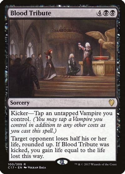 Blood Tribute Commander 2017 Magic card