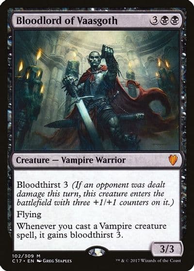 Bloodlord of Vaasgoth Commander 2017 Magic card