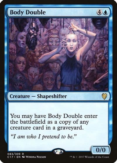 Body Double Commander 2017 Magic card