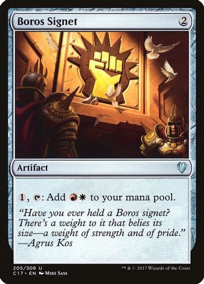 Boros Signet Commander 2017 Magic card