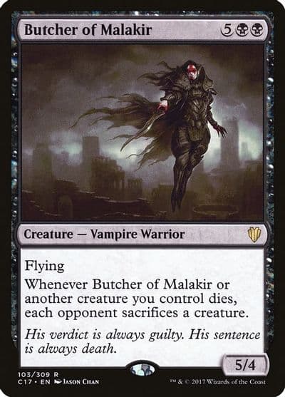 Butcher of Malakir Commander 2017 Magic card