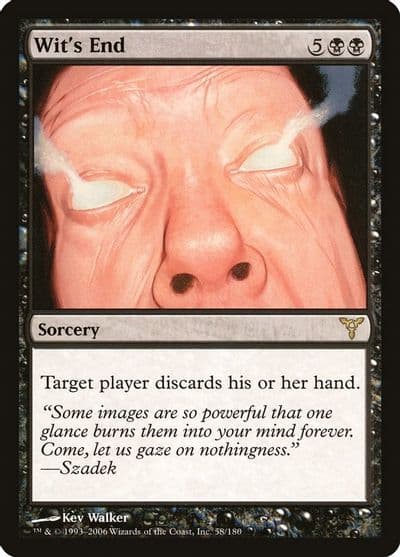 Wits End Dissension Magic card