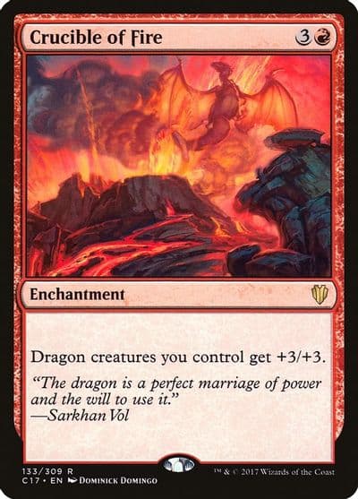 Crucible of Fire Commander 2017 Magic card