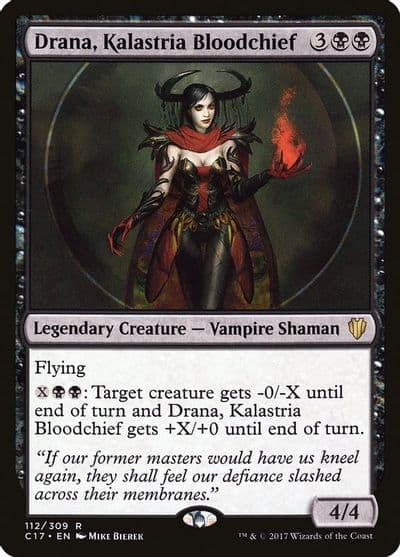 Drana Kalastria Bloodchief Commander 2017 Magic card
